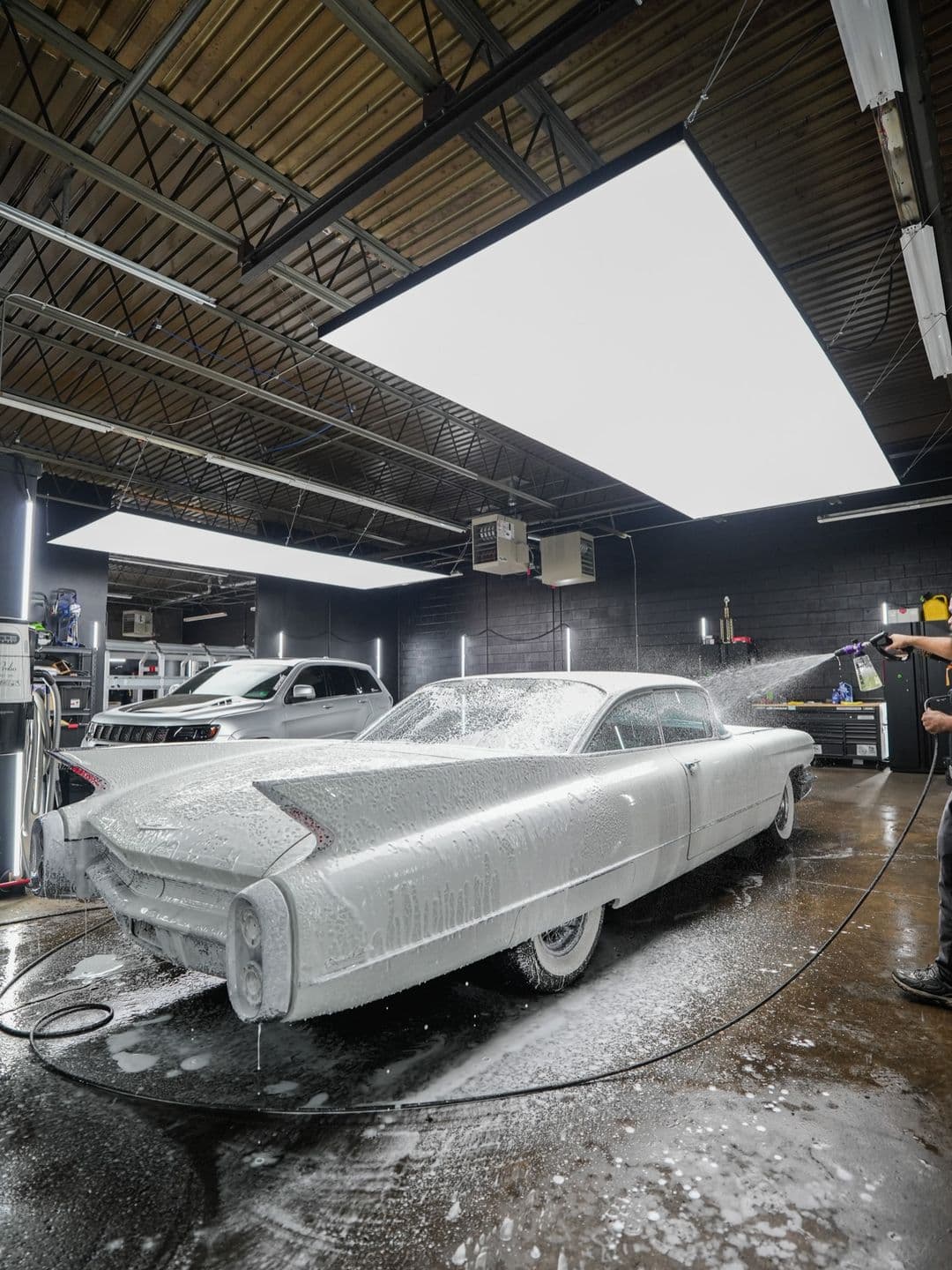 1960 Cadillac Coupe de Ville, stage 1 paint correction + pdr + chrome polish at Woks Detailing, photo 4