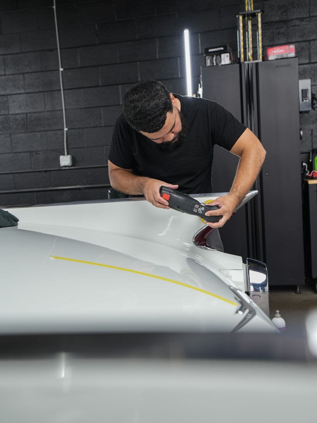 1960 Cadillac Coupe de Ville, stage 1 paint correction + pdr + chrome polish at Woks Detailing, photo 6