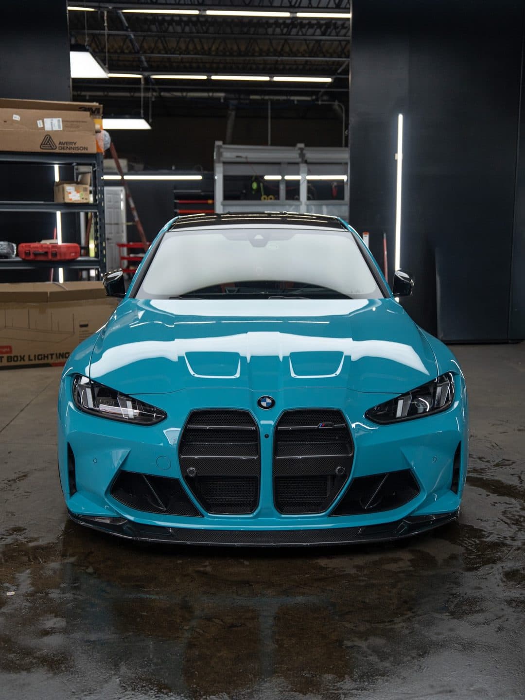 BMW G80 M3, Turkish Blue, in-n-out maintenance at Woks Detailing, photo 2
