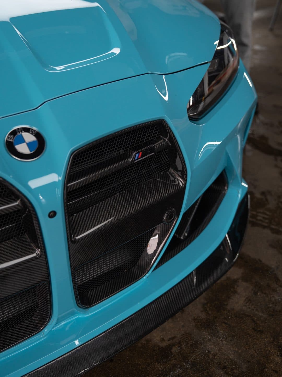 BMW G80 M3, Turkish Blue, in-n-out maintenance at Woks Detailing, photo 10