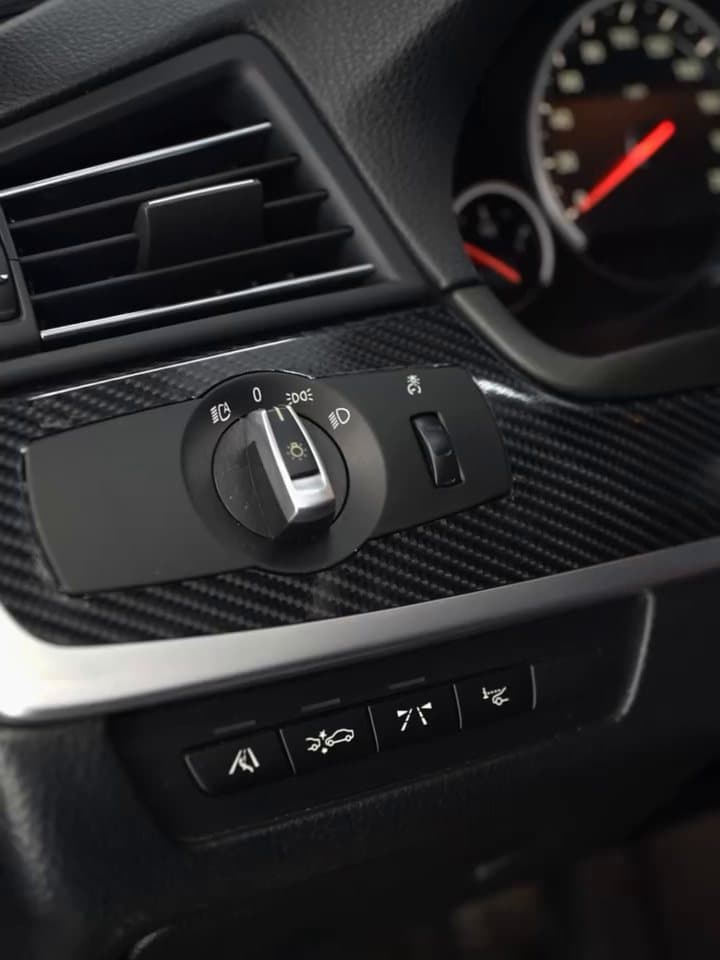 BMW M5, carbon fiber look interior trim wrap at Woks Detailing, photo 6