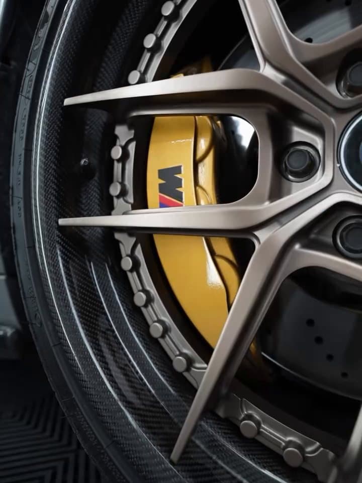 BMW M5, carbon fiber look interior trim wrap at Woks Detailing, photo 8