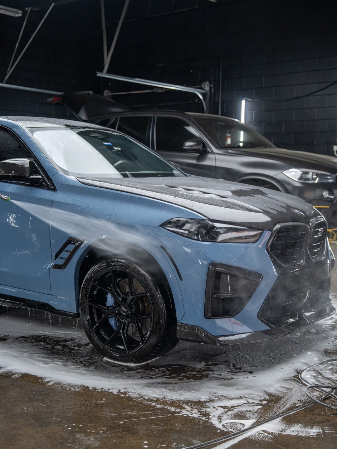 BMW X6 M, carbon fiber lip replacement at Woks Detailing, photo 2