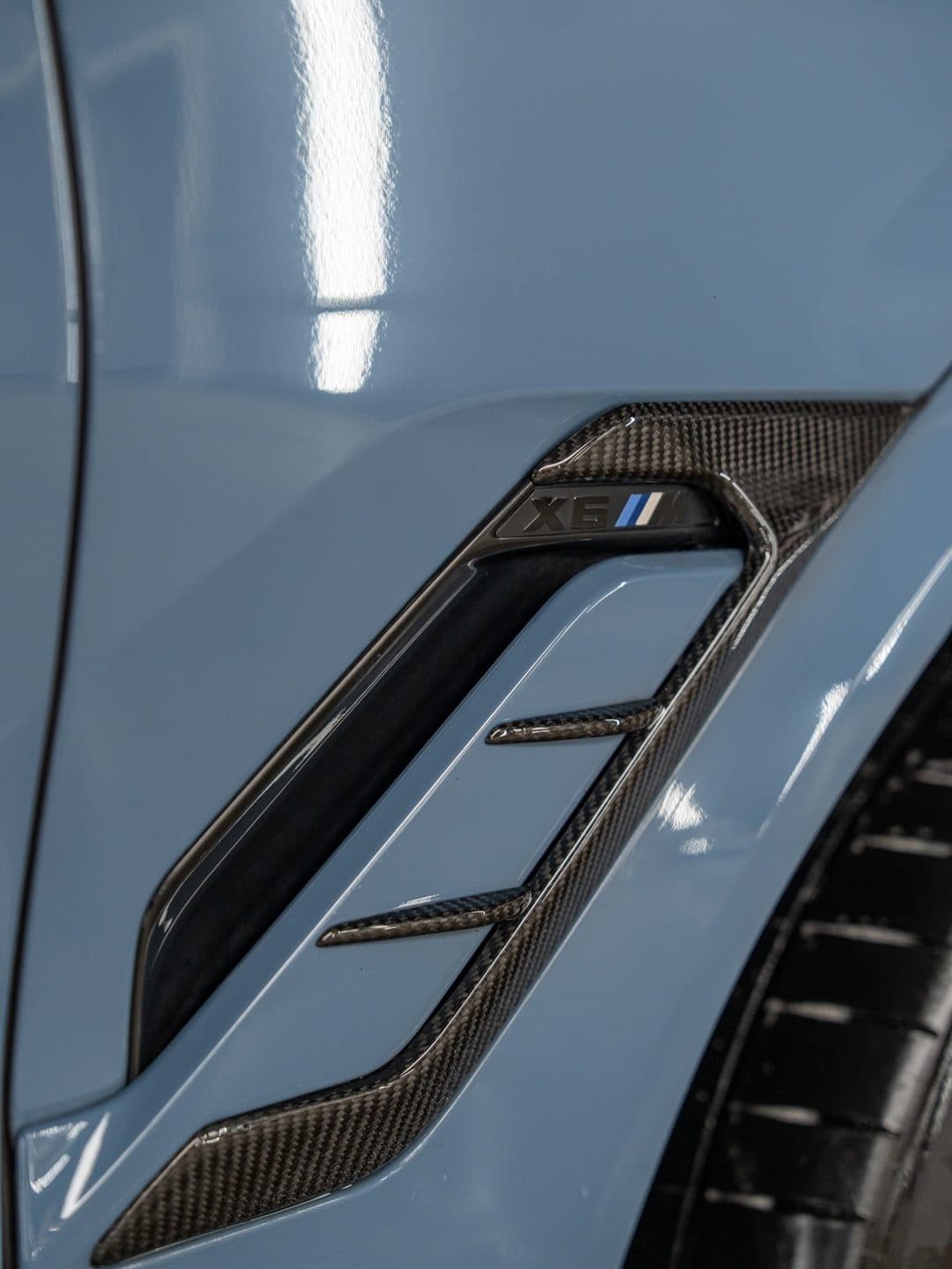 BMW X6 M, carbon fiber lip replacement at Woks Detailing, photo 7