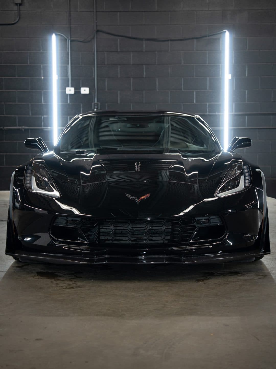 Corvette Z06: Stage 1 paint correction at Woks Detailing