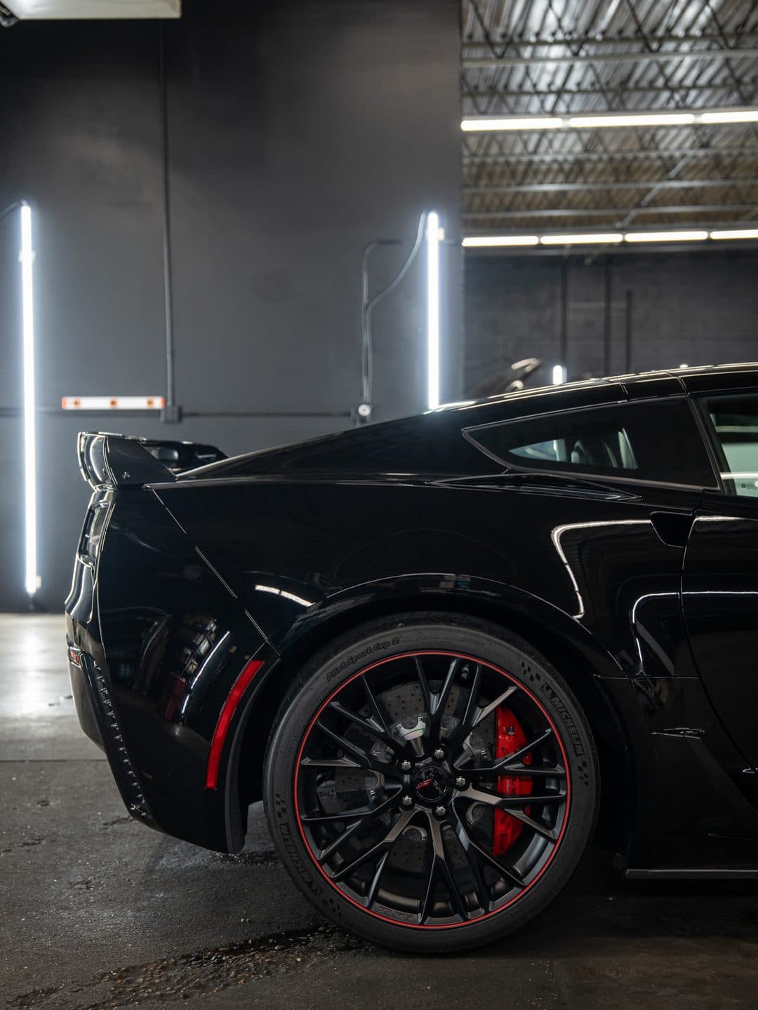 Corvette Z06, stage 1 paint correction at Woks Detailing, photo 3