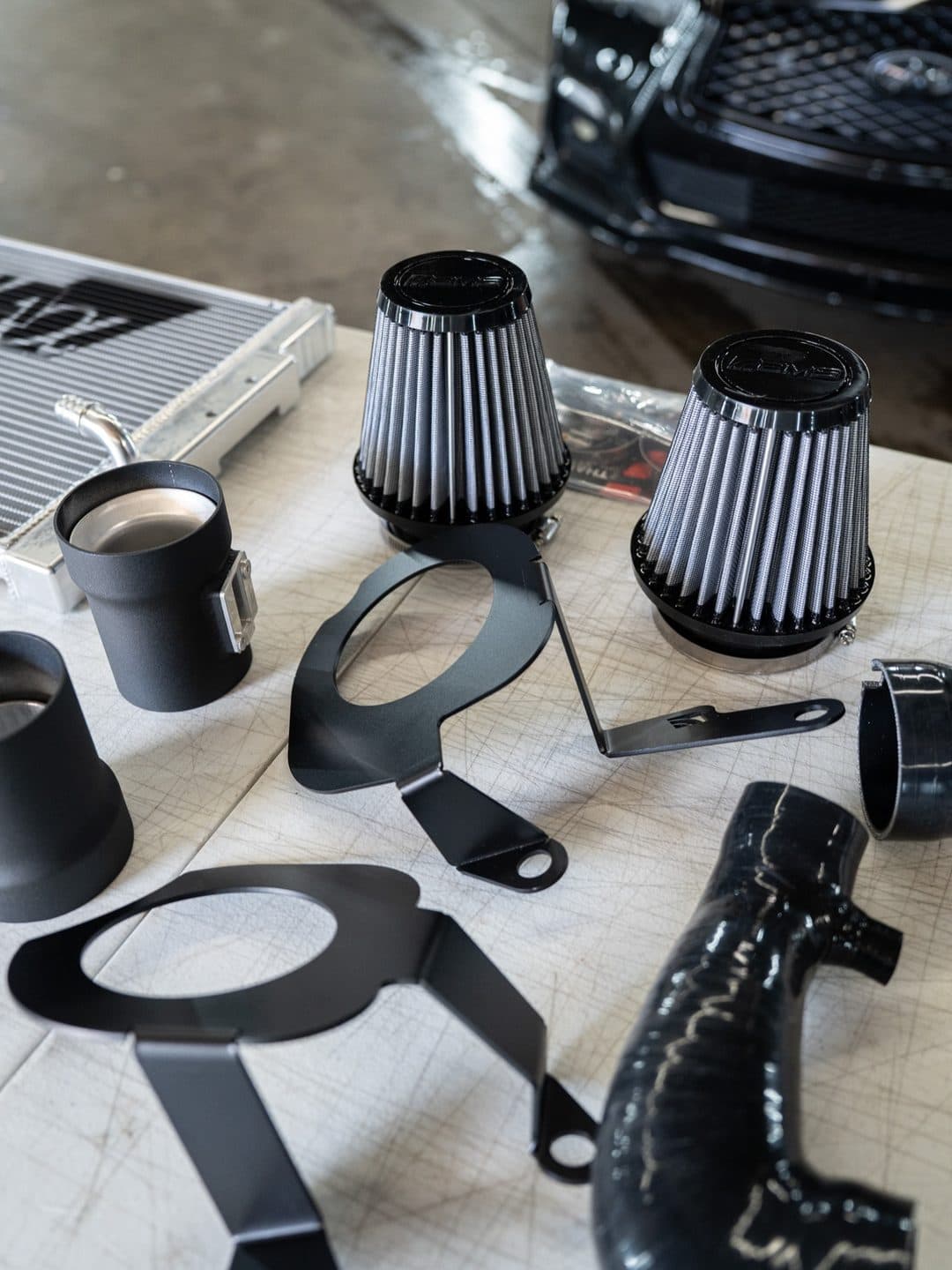 Infiniti Q50, heat exchanger, intakes & downpipes at Woks Detailing, photo 5