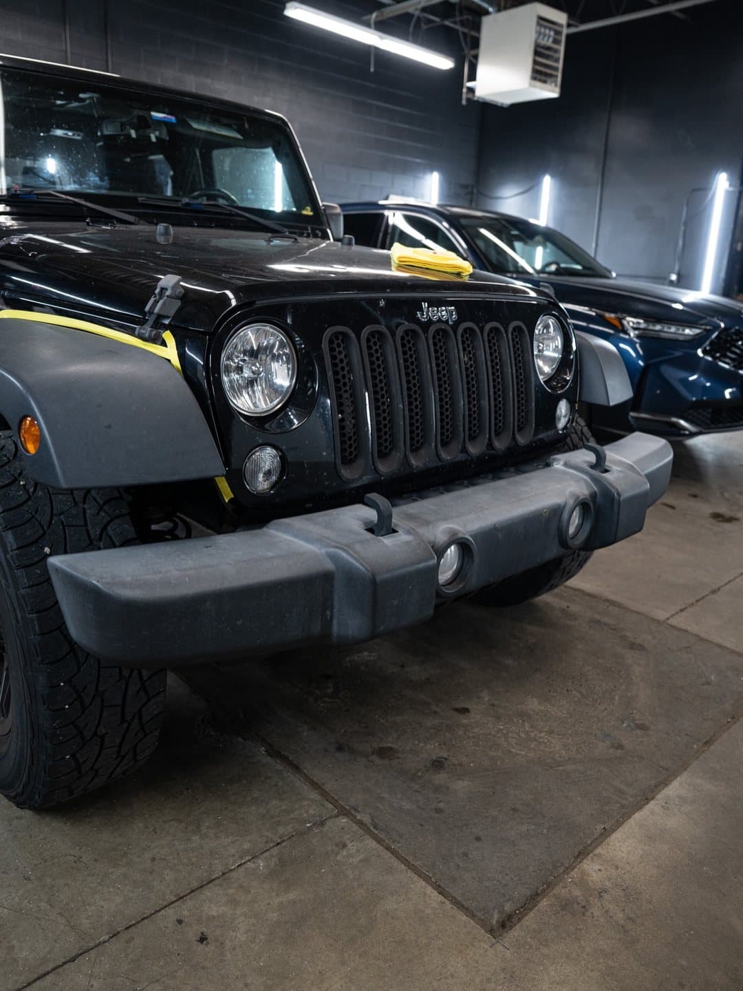 Trim Restoration work at Woks Detailing in Rockford