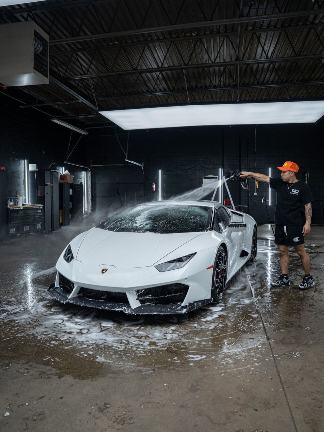 Lamborghini Huracán, paint protection film at Woks Detailing, photo 7