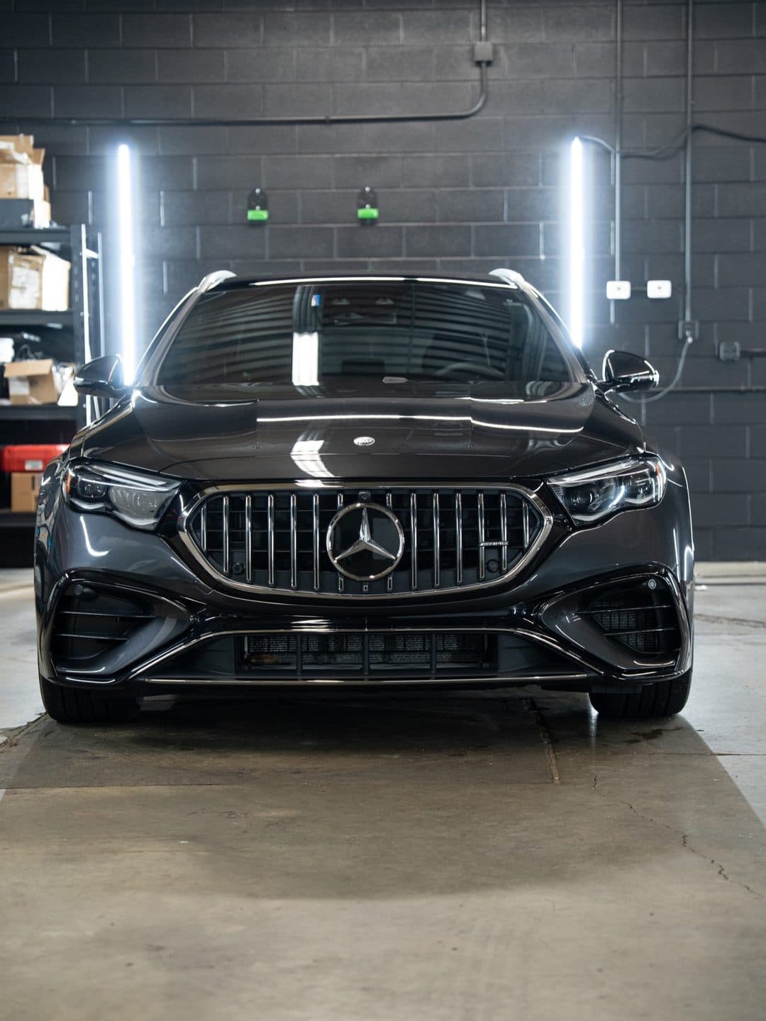 2025 Mercedes-AMG E53, stage 1 paint correction at Woks Detailing, photo 2