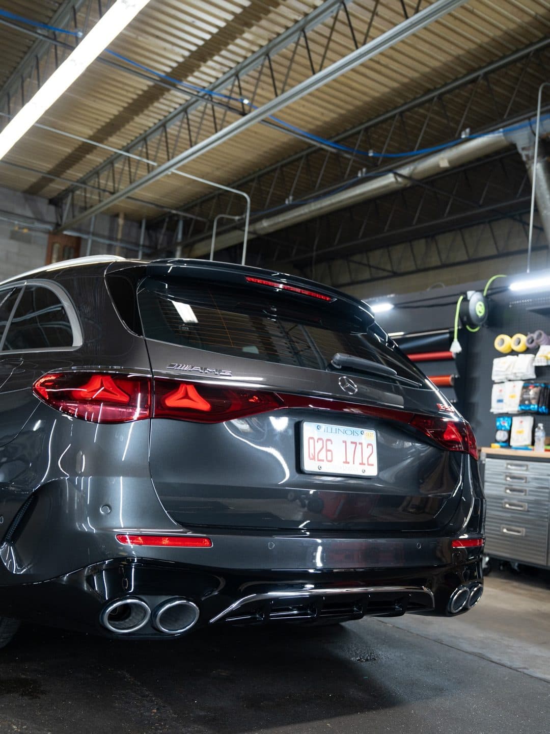 2025 Mercedes-AMG E53, stage 1 paint correction at Woks Detailing, photo 5