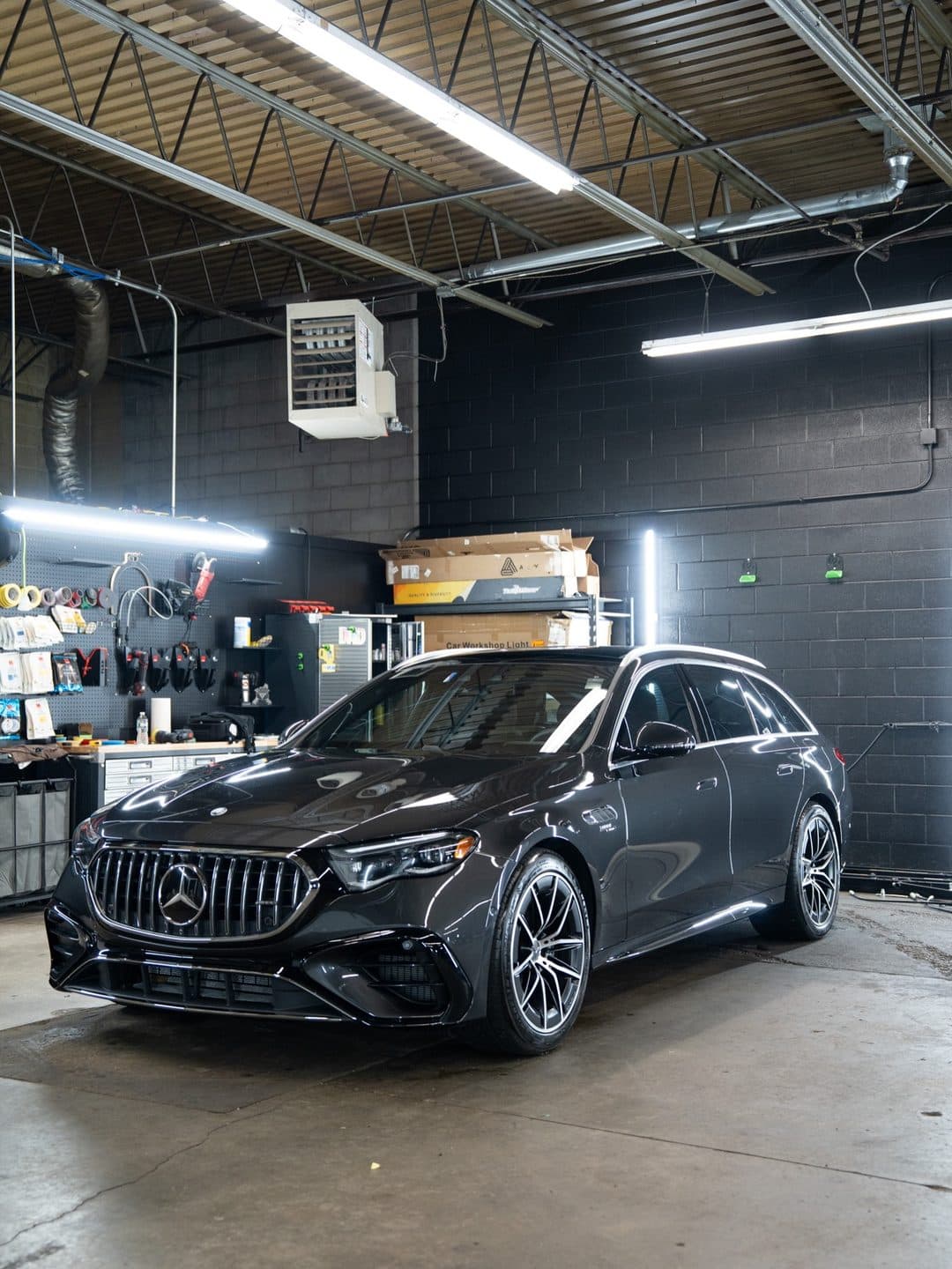 2025 Mercedes-AMG E53, stage 1 paint correction at Woks Detailing, photo 9