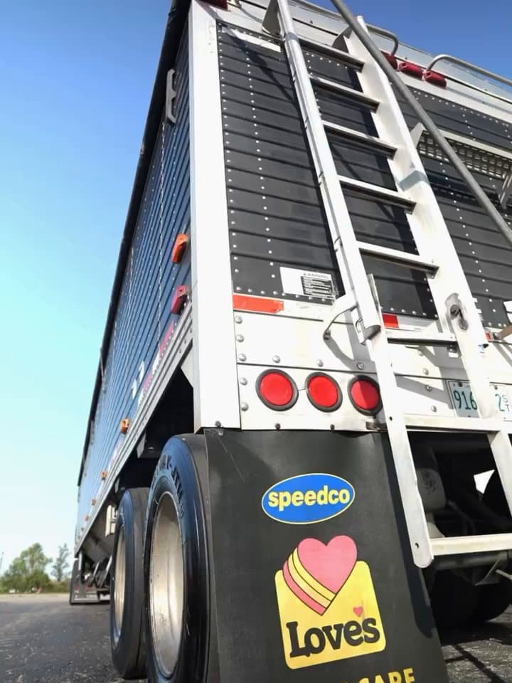 Semi truck and trailer, basic exterior wash at Woks Detailing, photo 7