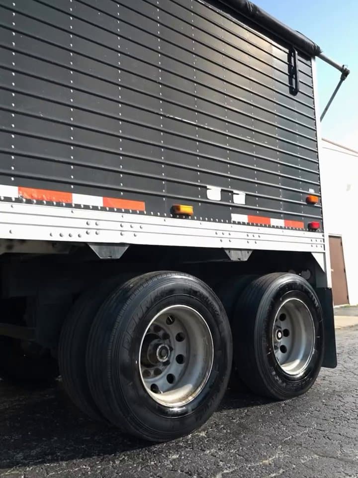 Semi truck and trailer, basic exterior wash at Woks Detailing, photo 8